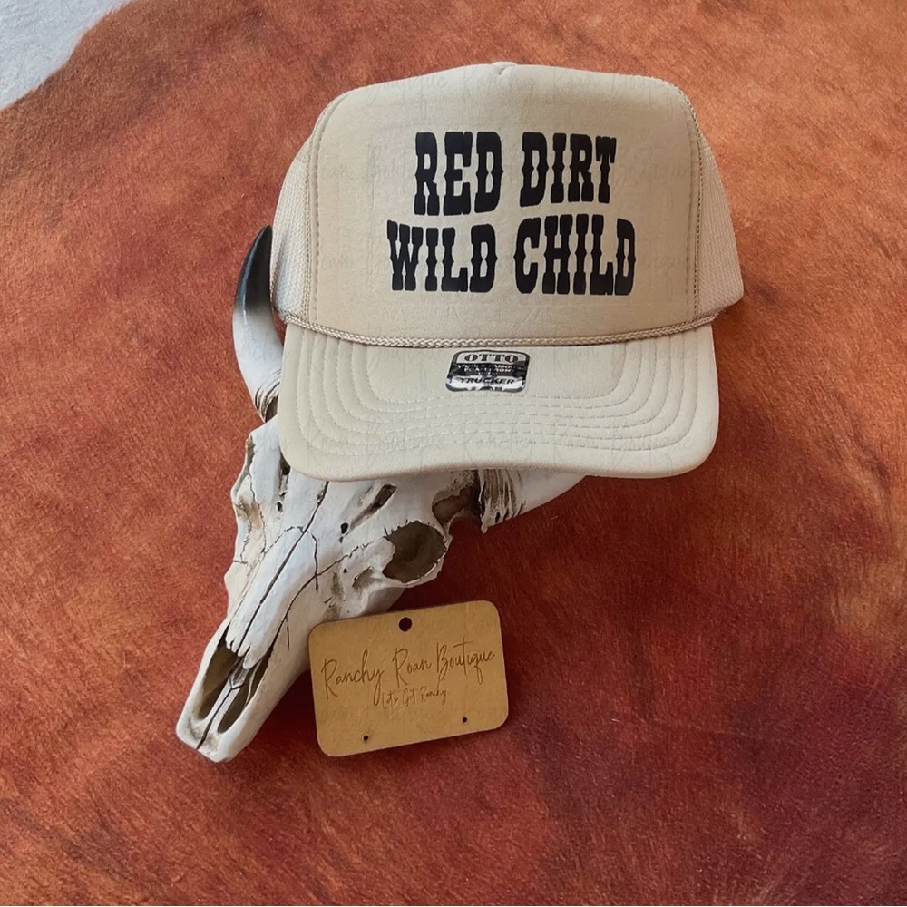 Red Dirt Wild Child Trucker Cap